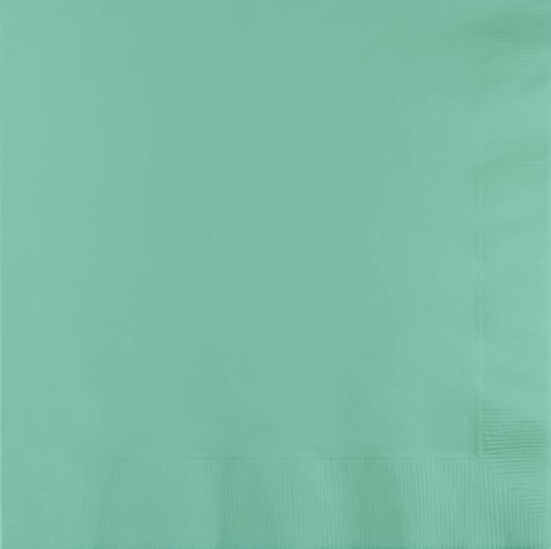 Fresh Mint Green Beverage Paper Napkins 50pk