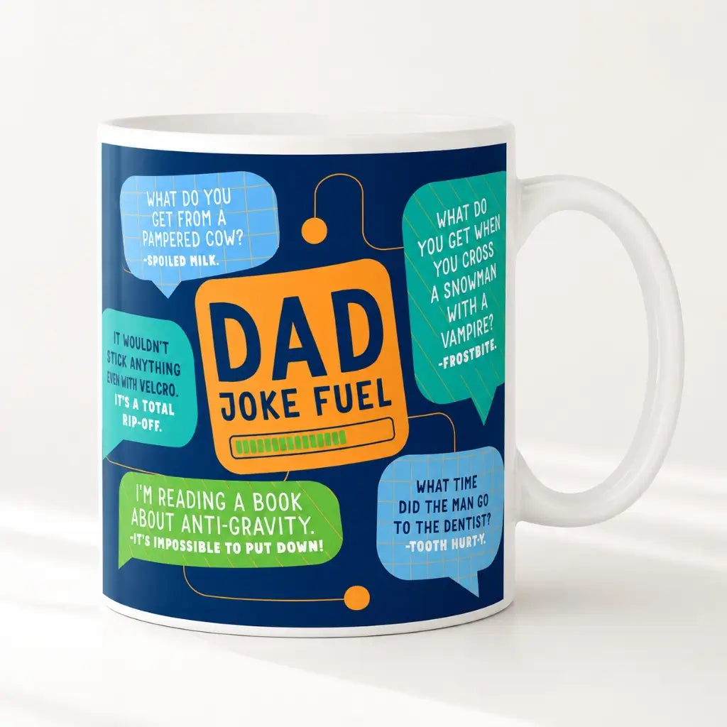 Dad Joke Fuel Funny Coffee Mug