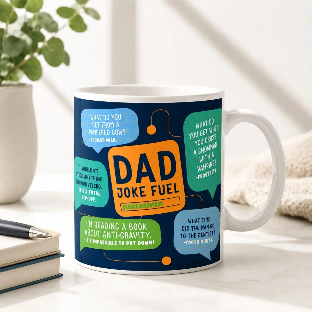 Dad Joke Fuel Funny Coffee Mug