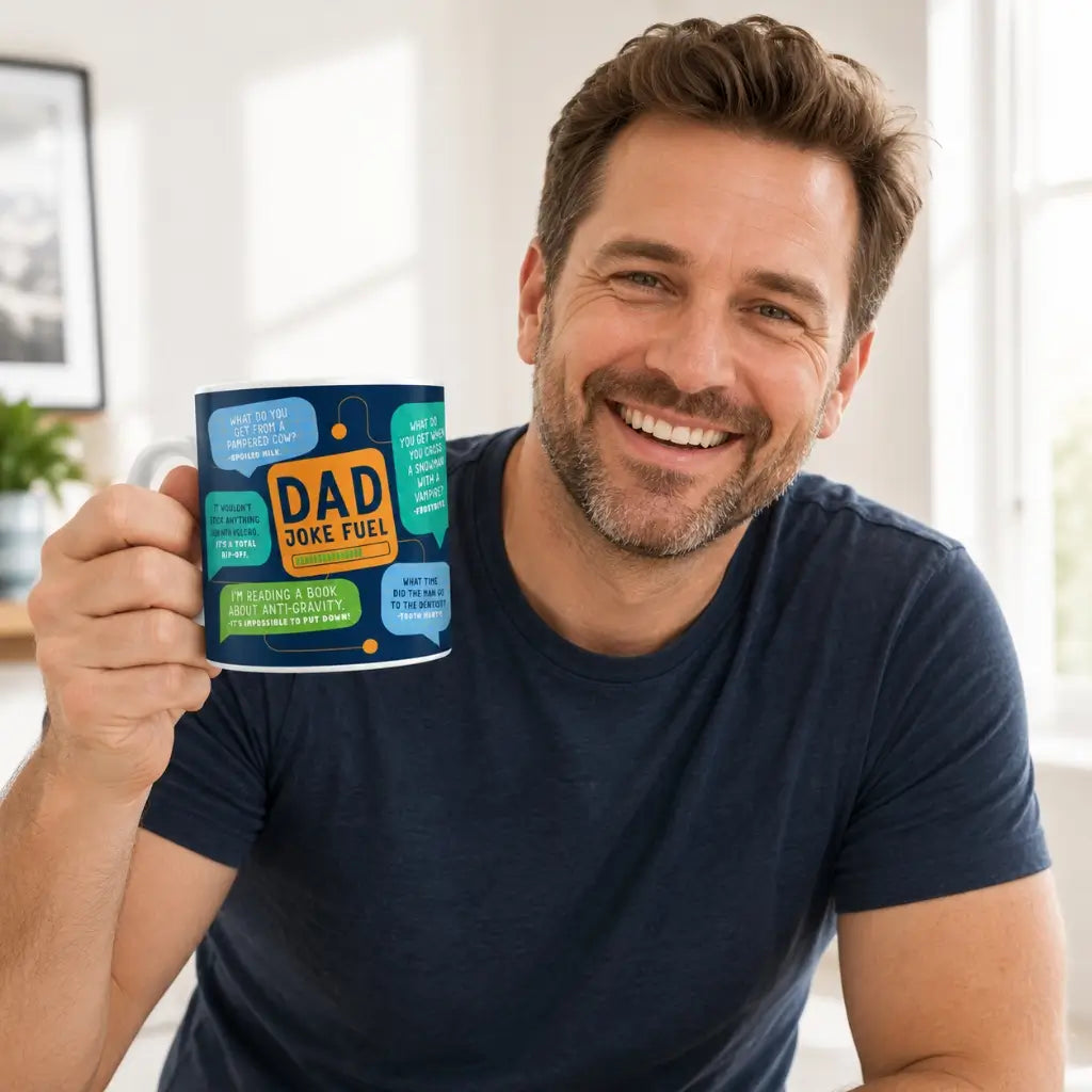 Dad Joke Fuel Funny Coffee Mug