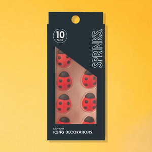 edible ladybug sugar decorations for cakes