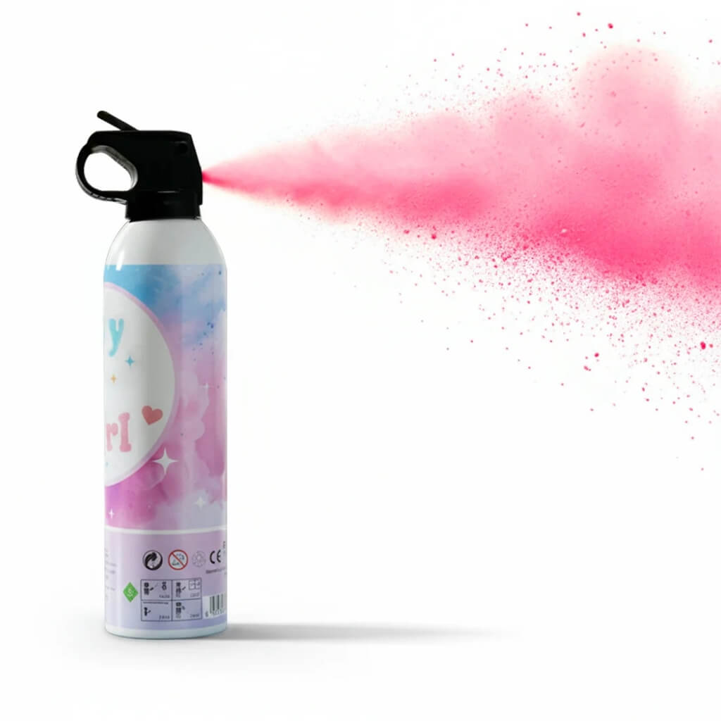 Gender Reveal Powder Blaster Pink 250g spraying pink powder