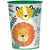 Get Wild Jungle Animal Plastic Favour Cup 473ml
