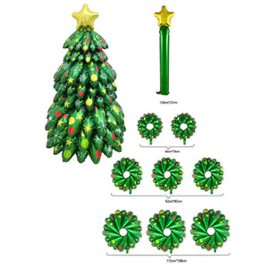 Jumbo 3D Standing Green Christmas Tree Foil Balloon