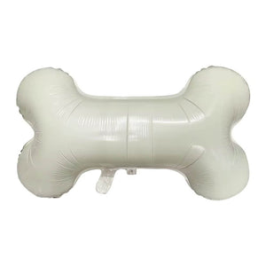 Giant Cream Dog Bone Foil Balloon