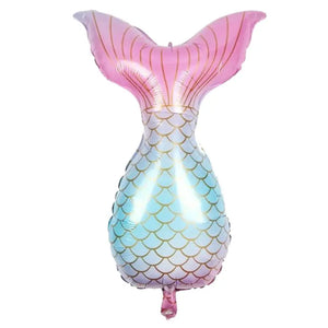 Mermaid All Age Birthday Balloon Bundle 7pk mermaid tail