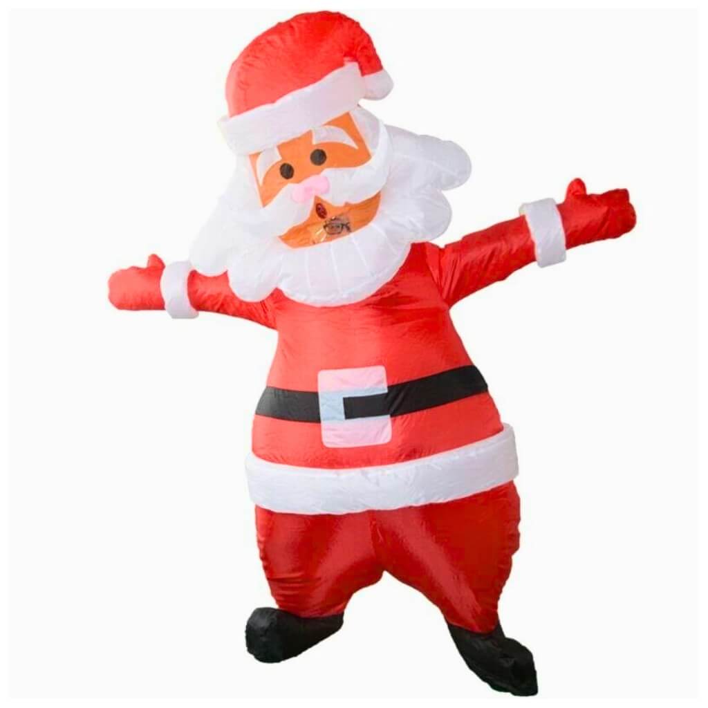 Giant Inflatable Santa Claus Blow Up Costume Suit
