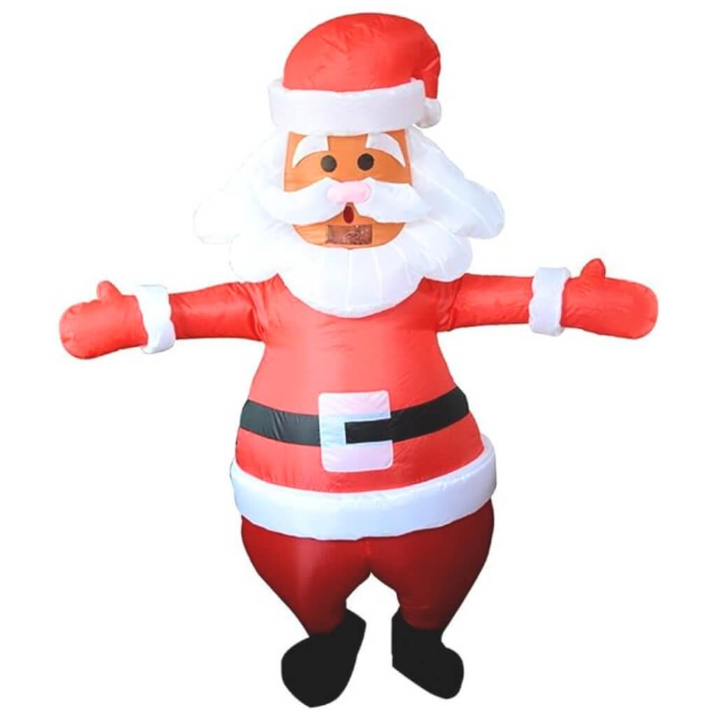 Giant Inflatable Santa Claus Blow Up Costume Suit