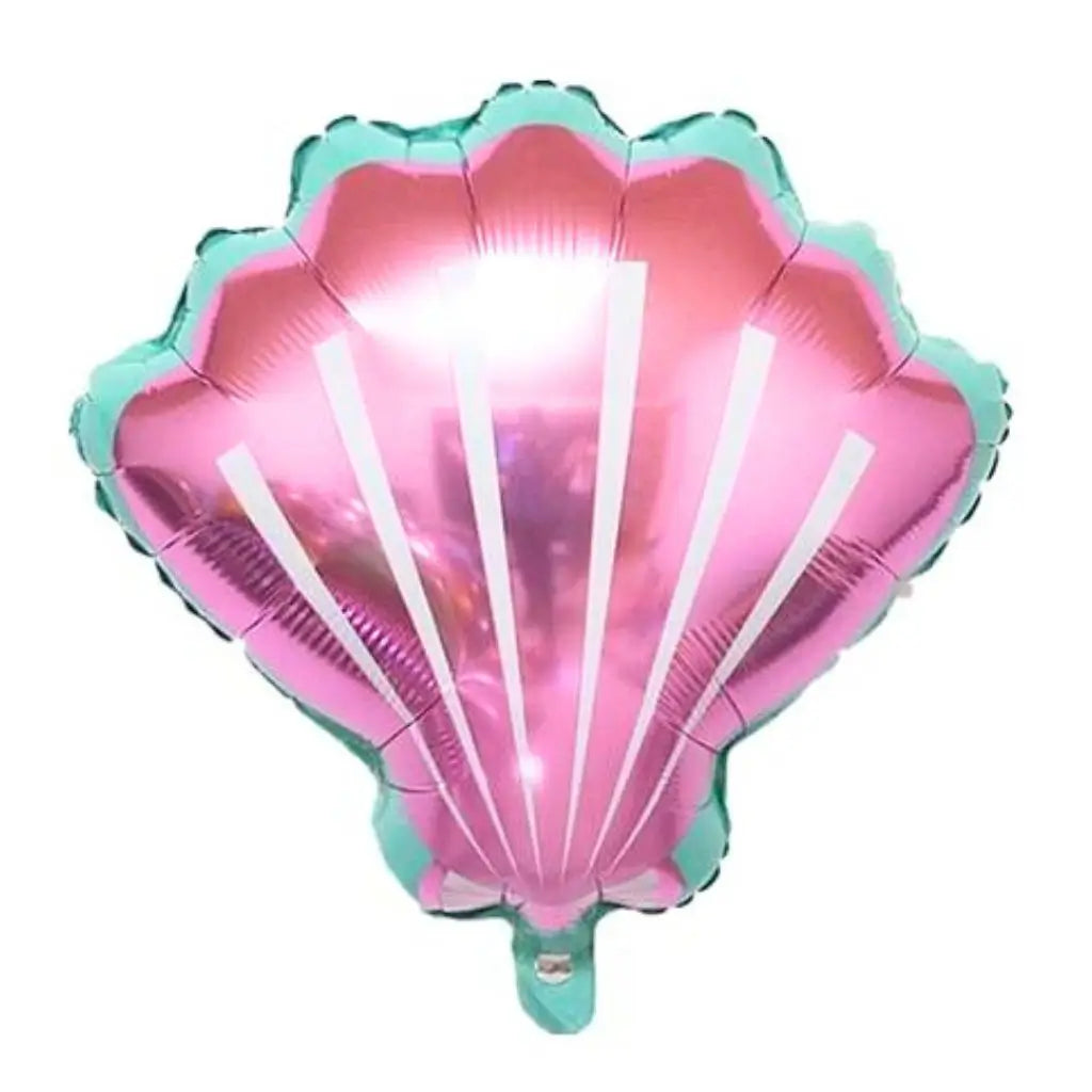 Mermaid All Age Birthday Balloon Bundle 7pk sea shell sea clam