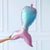 Pink & Blue Mermail Tail Foil Balloon