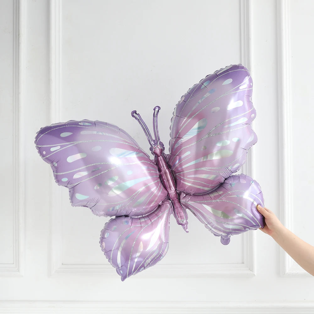 Giant Purple Fairy Butterfly Foil Balloon