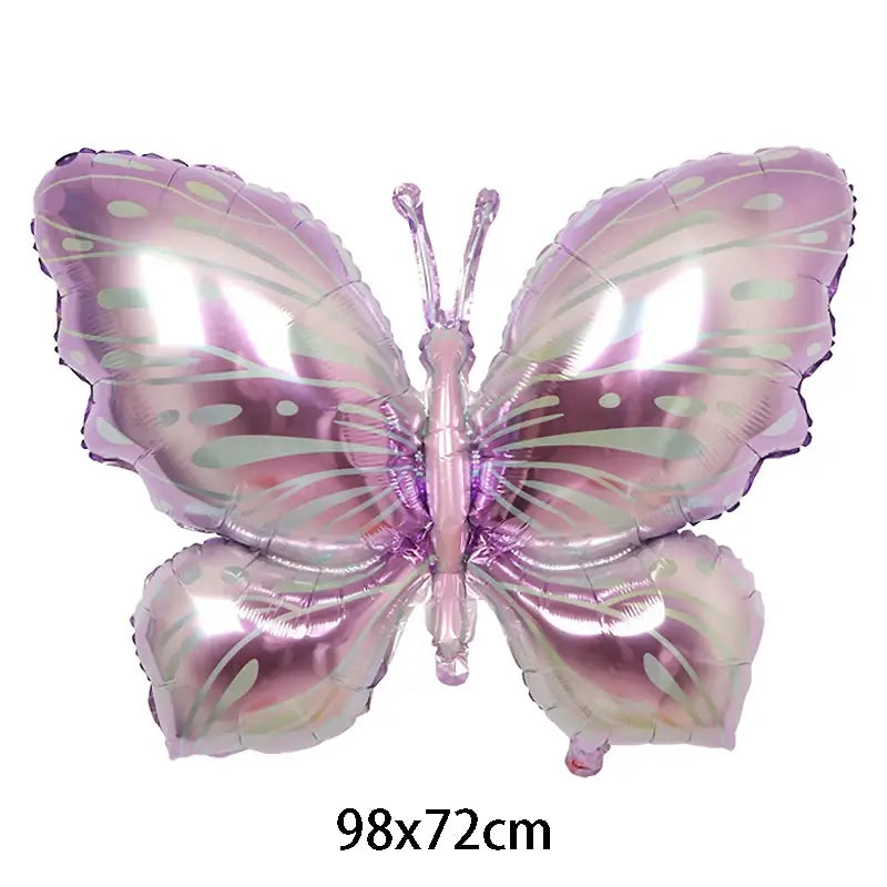 Giant Purple Fairy Butterfly Foil Balloon