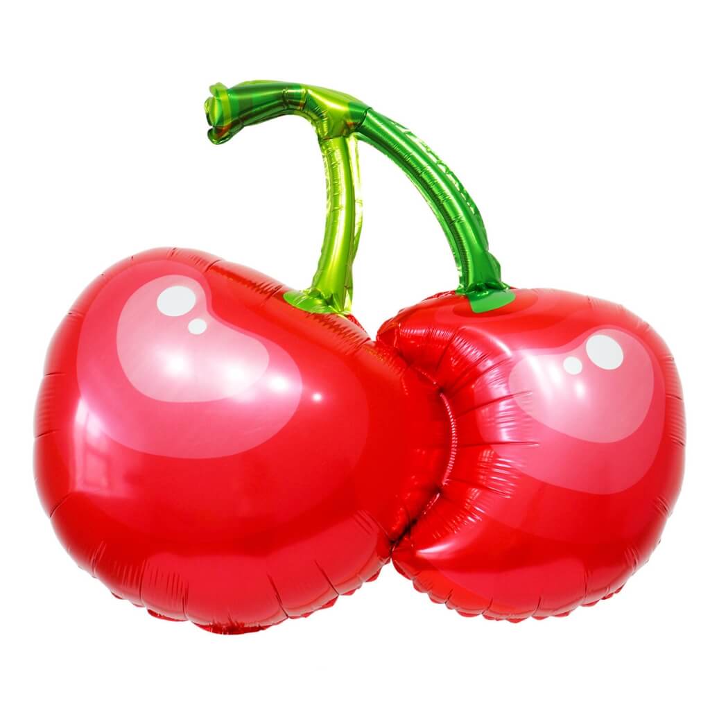 Giant Red Cherry Fruit Foil Balloon