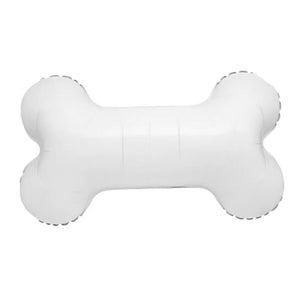 Giant White Dog Bone Foil Balloon