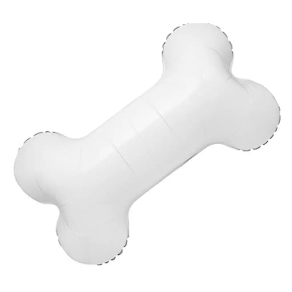 Giant White Dog Bone Foil Balloon