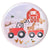 Ginger Ray Farm Friends Animals Paper Party Plates 8 Pack
