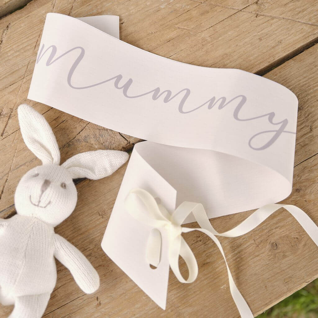 Ginger Ray Hello Baby Cream Mummy To Be Baby Shower Sash