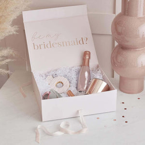 Ginger Ray Rose Gold Will You Be My Bridesmaid Proposal Card Box