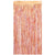 Laser Glitter Wavy Rose Gold Tinsel Fringe Foil Curtain