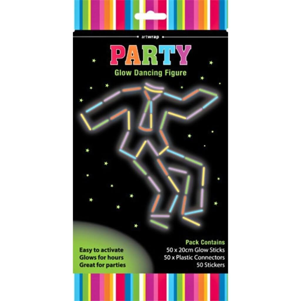 Glow Dancing Figure Costume Kit with 150 pieces.