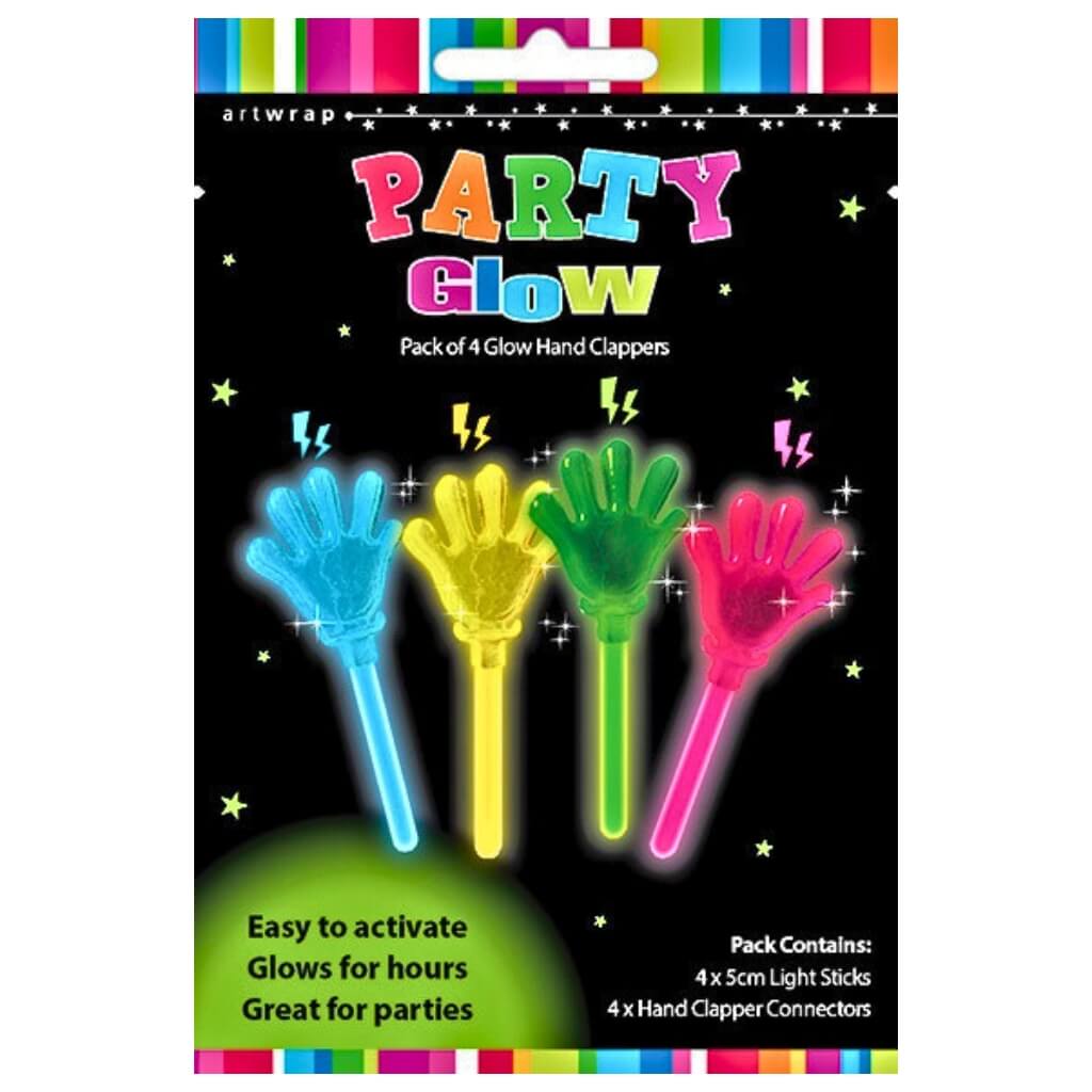 Glow hand clapper toy
