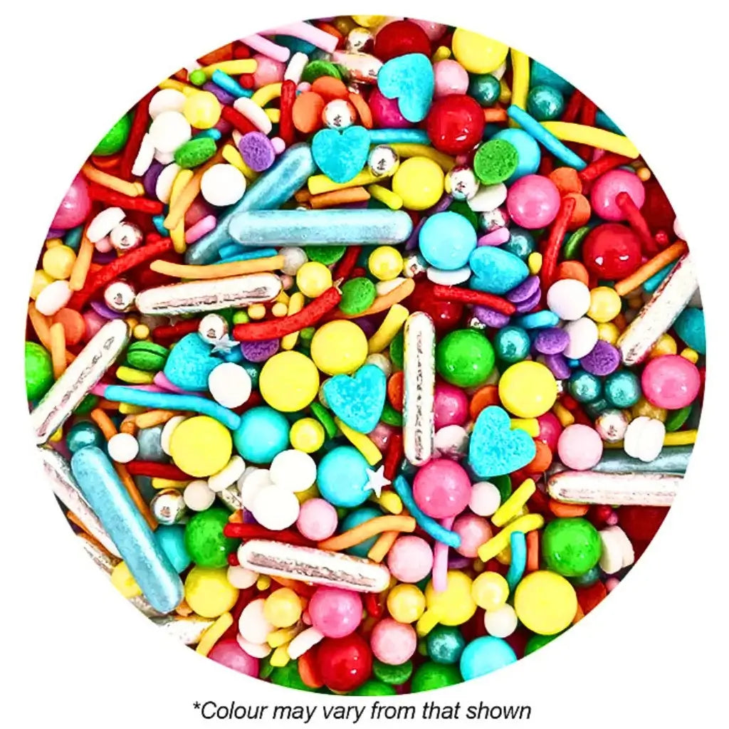 Carnival Medley 60g colorful edible sprinkles for cakes