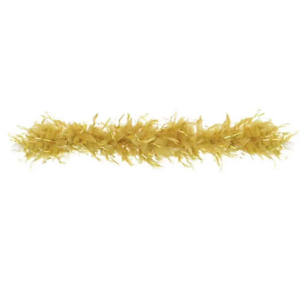 Real Feather Boa - Gold