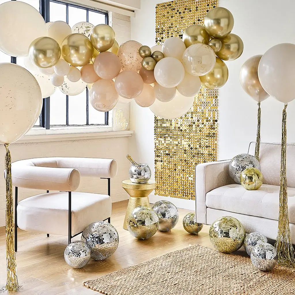 gold birthday party decorations for adults