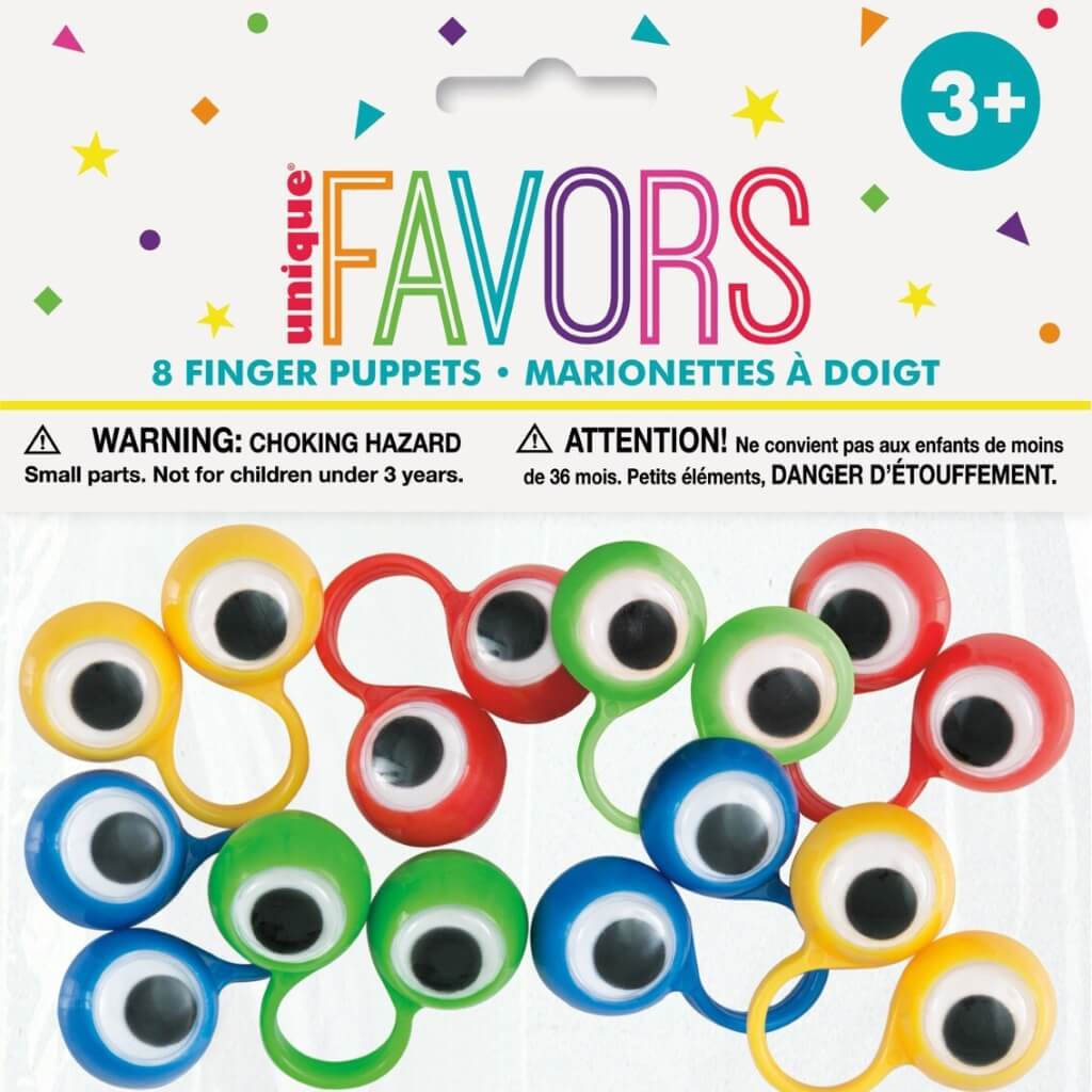 Googly Eye Finger Puppets 8pk