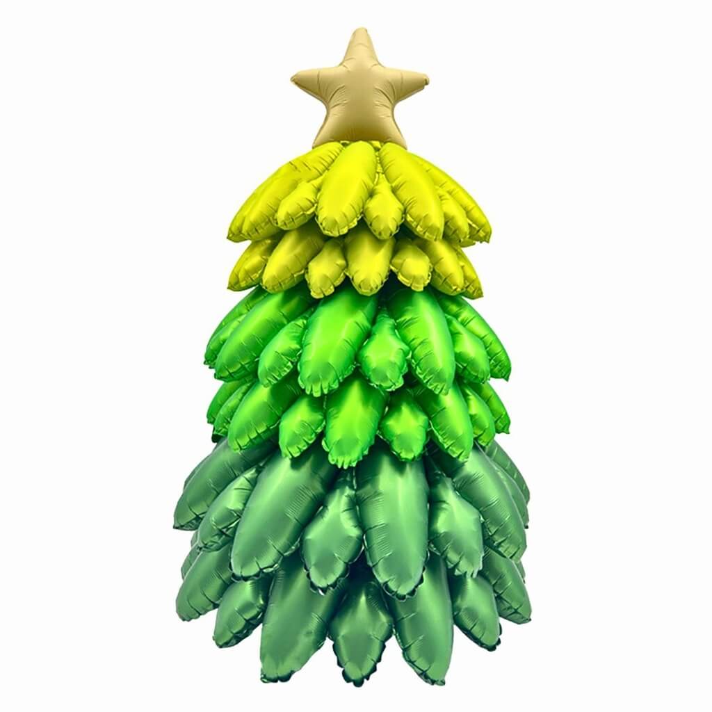 Large gradient Christmas tree balloon 3D standing decoration for Xmas