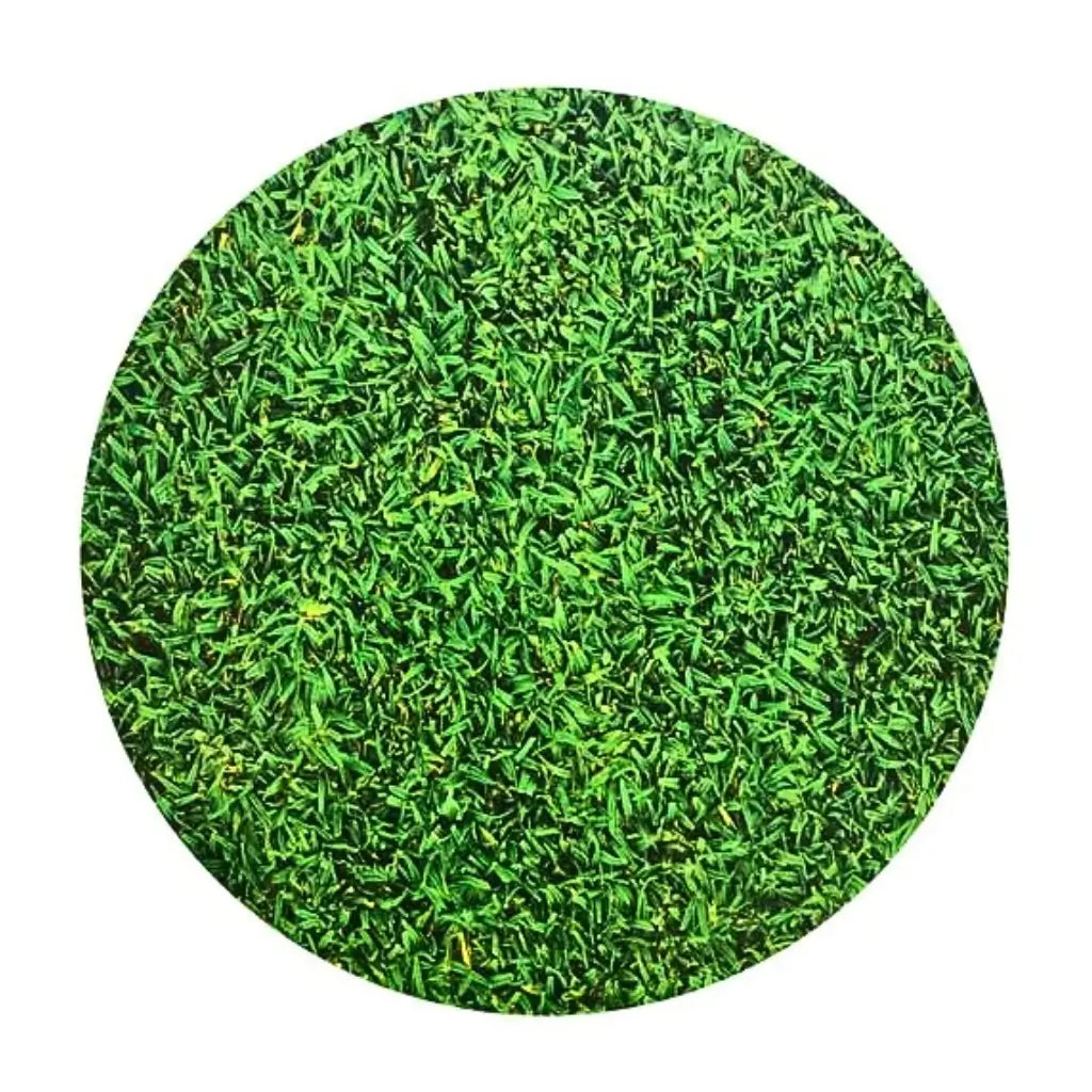 round grass design cake or serving board for party cakes