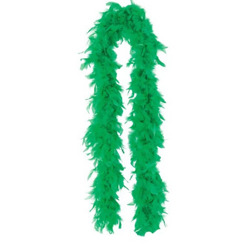 Real Feather Boa - Green