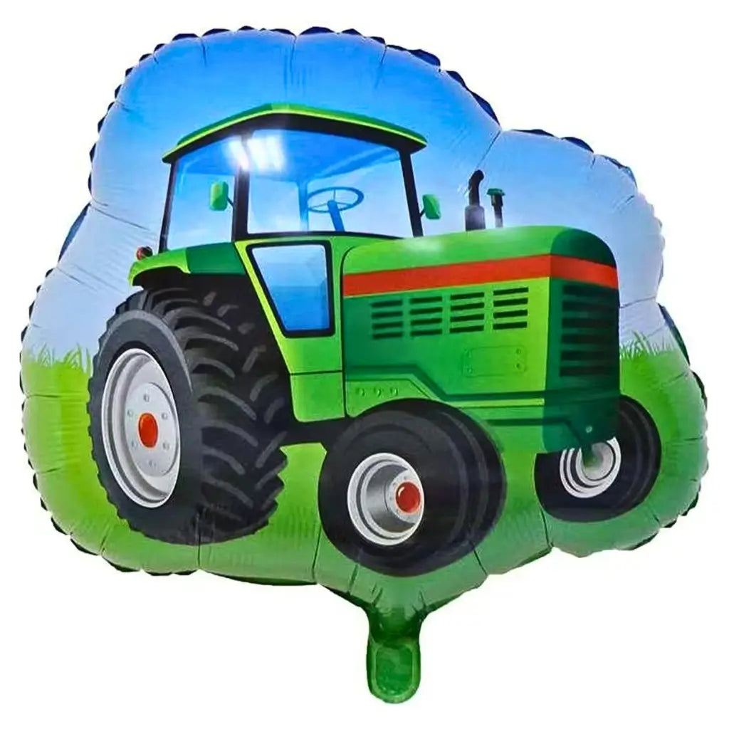 Farm tractor foil balloon for kids party decoration