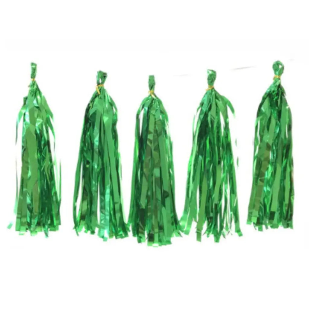 green foil purple Tissue Paper and Foil Tassel Garlands - Online Party Supplies