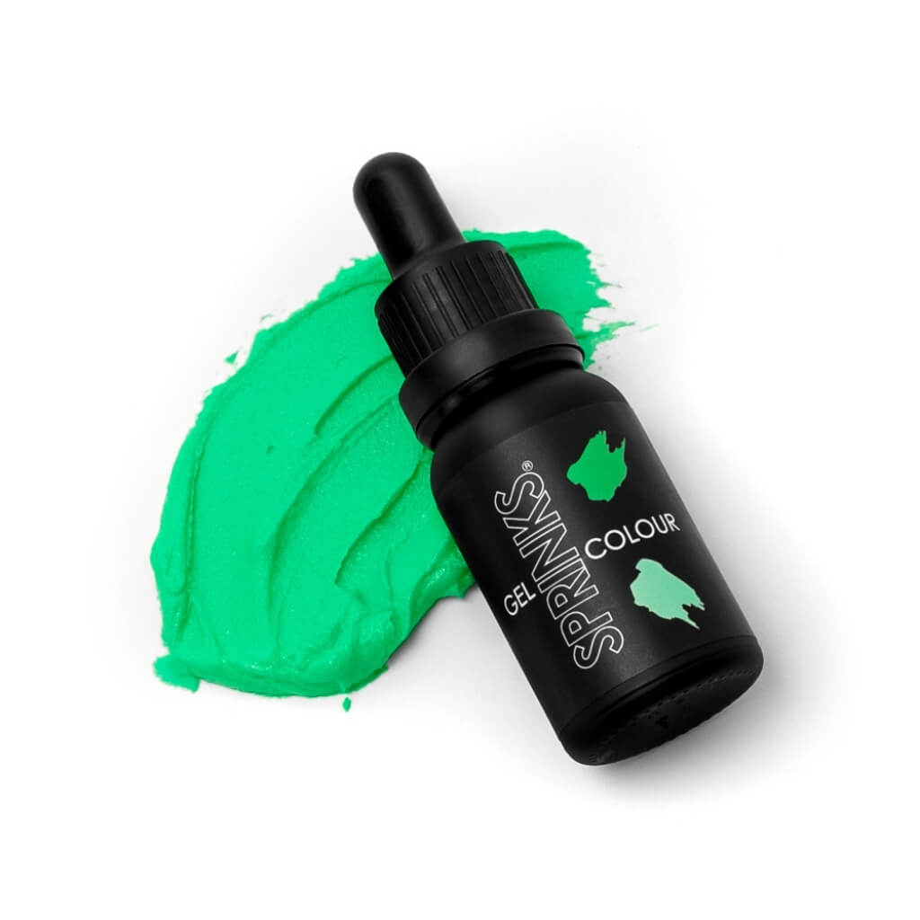 Sprinks grass green gel food colouring 15ml bottle