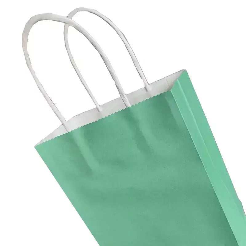 Green Paper Gift Bags 4pk