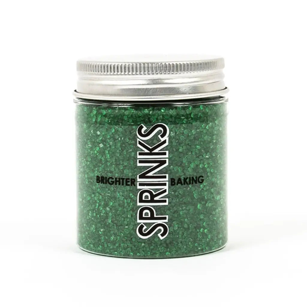 Sprinks Green Sanding Sugar 80g for cake decorating
