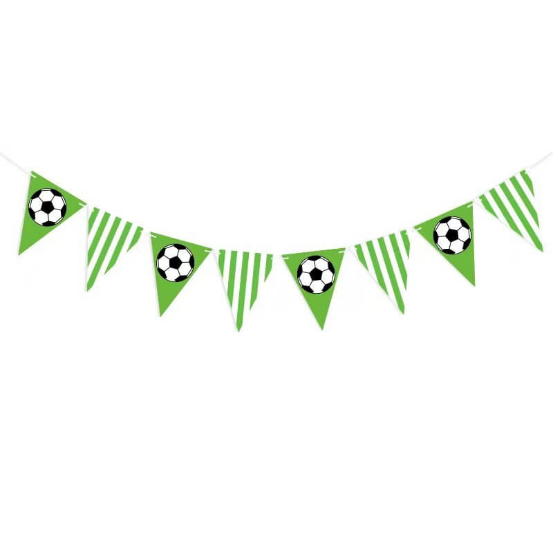 Soccer Flag Paper Banner - Soccer Themed Party Supplies & Decorations