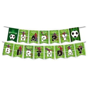 Happy Birthday Soccer Player Paper Bunting