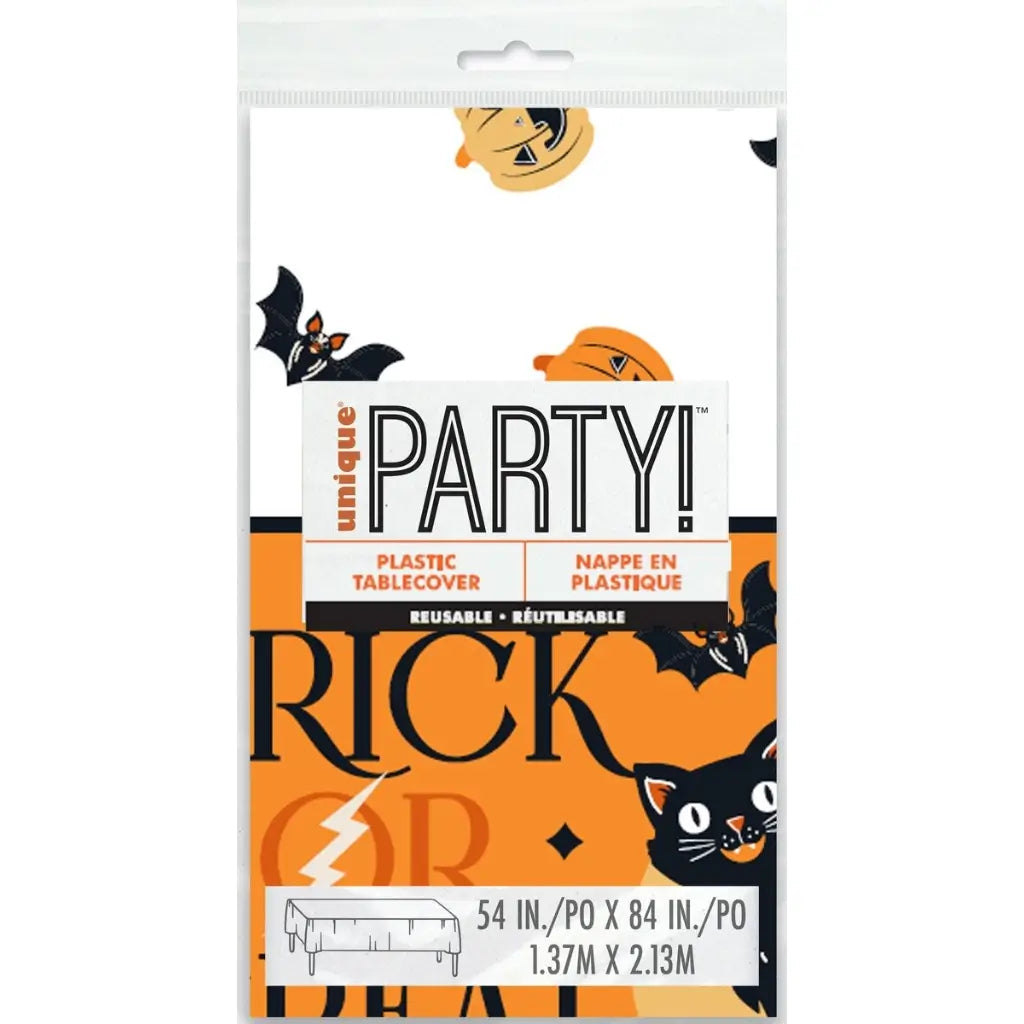 Halloween Bash Plastic Tablecover 137cm x 213cm