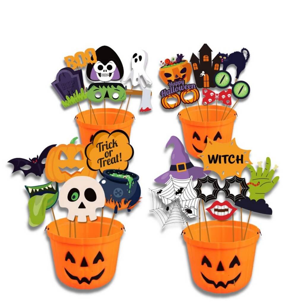 Halloween Photobooth Props 24pk