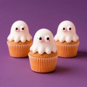 Assorted Halloween edible sprinkles for cupcakes and cakes