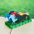 Handmade Colourful Free Roaming Wild Horses 3D Pop Up Greeting Card - Online Party Supplies