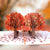 Stunning Japanese Red Maple Forest in Autumn 3D Pop Up Card