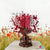 Handmade Red and White Rose Tree 3D Pop Up Valentine's Day Card - White Cover