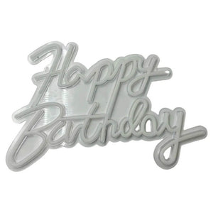 happy Birthday party neon wall decoration