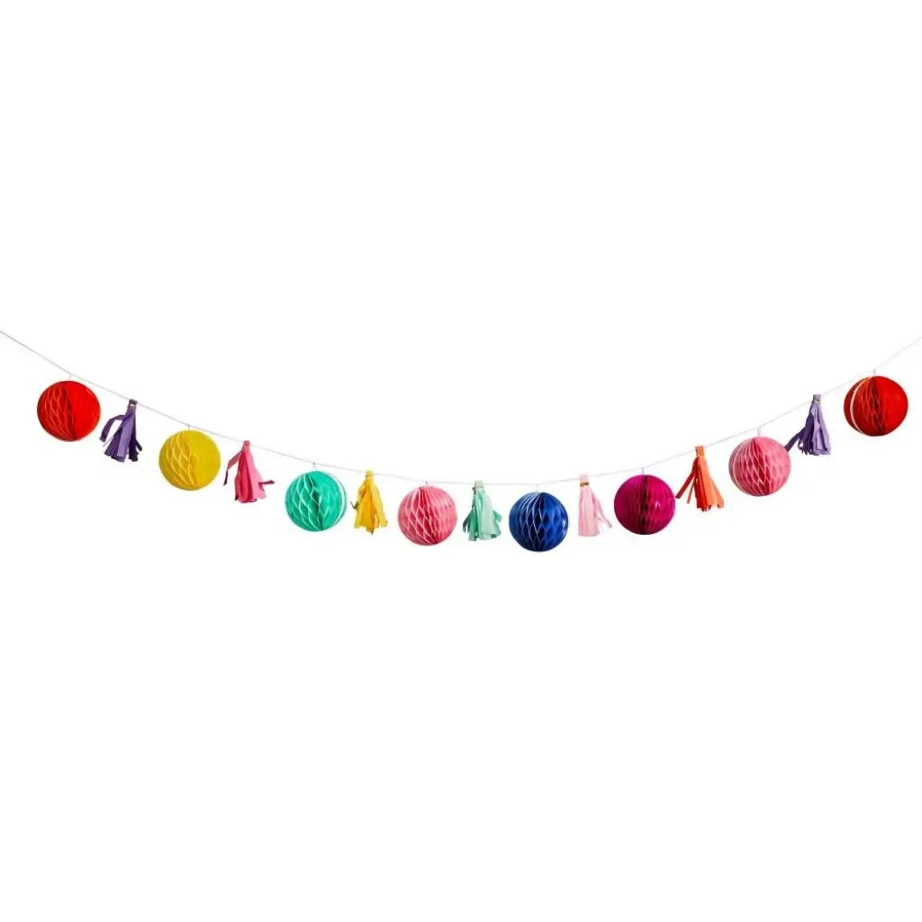 Festival of Lights colourful tassel garland