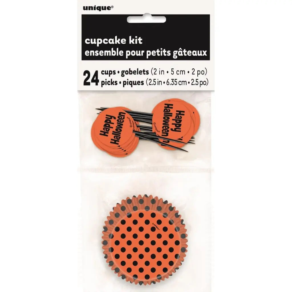 Happy Halloween Cupcake Kit for 24 | Cups & Picks