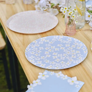 Hello Spring Floral Paper Plates 8pk