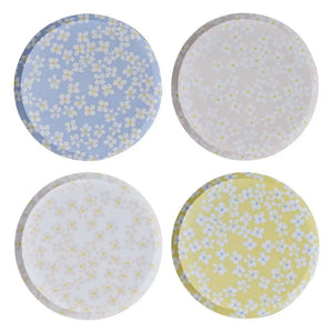 Hello Spring Floral Paper Plates 8pk